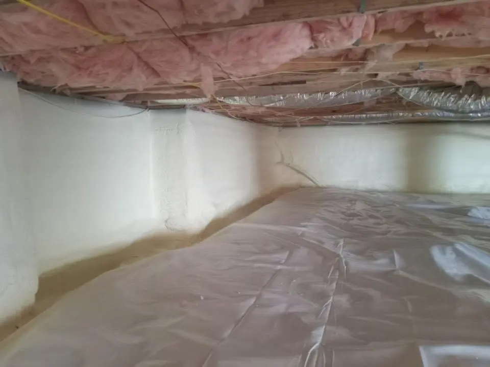 Crawl space encapsulation with closed-cell spray foam for Roof Maintenance in Waipio Acres